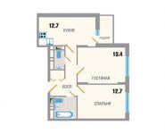 2-комнатная квартира площадью 53 кв.м, 2-й Рупасовский переулок, лит3 | цена 3 577 500 руб. | www.metrprice.ru