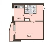 1-комнатная квартира площадью 36.8 кв.м, Липчанского ул, д. 1 | цена 3 525 000 руб. | www.metrprice.ru