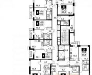 2-комнатная квартира площадью 56.9 кв.м,  | цена 5 653 015 руб. | www.metrprice.ru