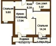 3-комнатная квартира площадью 60.3 кв.м,  | цена 6 500 000 руб. | www.metrprice.ru