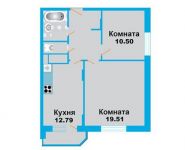 2-комнатная квартира площадью 57.1 кв.м, Рупасовский 2-й пер., 3 | цена 4 691 976 руб. | www.metrprice.ru