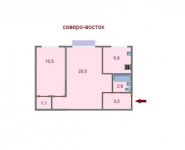 2-комнатная квартира площадью 44 кв.м, 2-й Красногвардейский проезд, 4 | цена 8 200 000 руб. | www.metrprice.ru