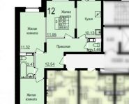 3-комнатная квартира площадью 65.7 кв.м, Осташковское ш. | цена 3 645 000 руб. | www.metrprice.ru