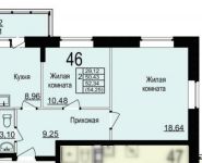 2-комнатная квартира площадью 54.3 кв.м, Осташковское ш. | цена 3 246 000 руб. | www.metrprice.ru