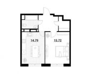 1-комнатная квартира площадью 43.43 кв.м, Тайнинская ул, 11 | цена 7 131 992 руб. | www.metrprice.ru