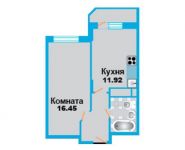 1-комнатная квартира площадью 38.5 кв.м, Рупасовский 2-й пер., 3 | цена 4 191 000 руб. | www.metrprice.ru