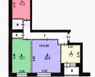 3-комнатная квартира площадью 67.6 кв.м, Богородское, ул. Первая, д.5 | цена 3 450 000 руб. | www.metrprice.ru