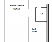 1-комнатная квартира площадью 30.1 кв.м, Хорошёвское шоссе, 43кВ | цена 6 800 000 руб. | www.metrprice.ru