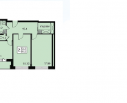 2-комнатная квартира площадью 68.2 кв.м, Автозаводская улица, вл23 | цена 12 117 720 руб. | www.metrprice.ru
