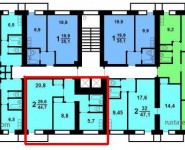2-комнатная квартира площадью 44 кв.м, Авангардная улица, 16 | цена 6 000 000 руб. | www.metrprice.ru