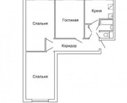 3-комнатная квартира площадью 57.9 кв.м, улица Авиаторов, 2 | цена 4 400 000 руб. | www.metrprice.ru