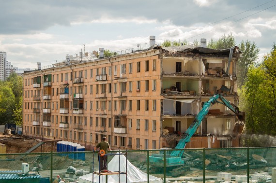 Последнюю ветхую пятиэтажку в Москве снесут в I полугодии 2018 года