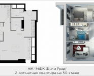 2-комнатная квартира площадью 77.8 кв.м, Береговой проезд, 5 | цена 19 839 000 руб. | www.metrprice.ru