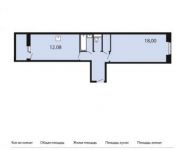 1-комнатная квартира площадью 43.7 кв.м, Красноармейская улица, 57 | цена 2 859 288 руб. | www.metrprice.ru