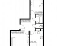 2-комнатная квартира площадью 51.6 кв.м, ул Панфилова, д. 21А | цена 3 990 000 руб. | www.metrprice.ru