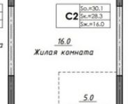 1-комнатная квартира площадью 30 кв.м, проспект Красной Армии, 251А | цена 1 800 000 руб. | www.metrprice.ru