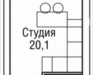 1-комнатная квартира площадью 24 кв.м, 3-й Силикатный проезд, вл. 4, корп. 2 | цена 5 189 690 руб. | www.metrprice.ru