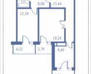 2-комнатная квартира площадью 84.9 кв.м, Кудрявцева, 14 | цена 8 955 863 руб. | www.metrprice.ru