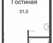 1-комнатная квартира площадью 35 кв.м, Шелепихинская набережная, влд 34, корп.5 | цена 9 731 472 руб. | www.metrprice.ru