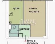 1-комнатная квартира площадью 39 кв.м, Корнейчука ул., 22 | цена 5 750 000 руб. | www.metrprice.ru