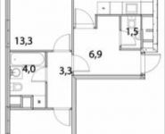 2-комнатная квартира площадью 65.4 кв.м, Автозаводская ул., 23К6 | цена 11 801 691 руб. | www.metrprice.ru