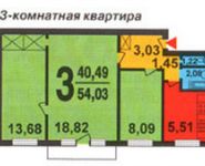 3-комнатная квартира площадью 55 кв.м, Волгоградский просп., 101К1 | цена 7 600 000 руб. | www.metrprice.ru