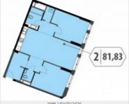 2-комнатная квартира площадью 81.8 кв.м в Headliner (бывший ЖК "ЦЕНТР-СИТИ"),  | цена 16 407 616 руб. | www.metrprice.ru
