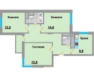 3-комнатная квартира площадью 75 кв.м, Рябиновая ул. | цена 4 518 000 руб. | www.metrprice.ru