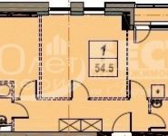 2-комнатная квартира площадью 54 кв.м, Кронштадтский бул., 6 | цена 7 460 000 руб. | www.metrprice.ru