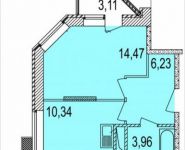 1-комнатная квартира площадью 36 кв.м, Осташковское ш. | цена 2 814 350 руб. | www.metrprice.ru