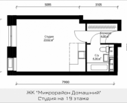 1-комнатная квартира площадью 31.98 кв.м, ул. Донецкая, 30, корп.2 | цена 4 363 320 руб. | www.metrprice.ru