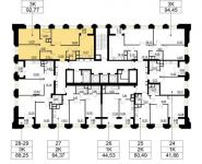 3-комнатная квартира площадью 92.8 кв.м, Берзарина улица, д.28А, к.1 | цена 21 084 160 руб. | www.metrprice.ru