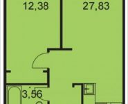 2-комнатная квартира площадью 47 кв.м, Ходынский бул., 2С1 | цена 8 671 500 руб. | www.metrprice.ru