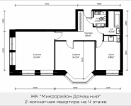 2-комнатная квартира площадью 61.5 кв.м, ул. Донецкая, 30, корп.1 | цена 8 321 565 руб. | www.metrprice.ru