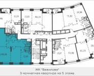 3-комнатная квартира площадью 108.04 кв.м, Вавилова, 69 | цена 26 086 660 руб. | www.metrprice.ru