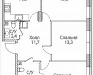 3-комнатная квартира площадью 81 кв.м, Юго-Восточный административный округ, район Лефортово, жилой квартал Символ, к4 | цена 16 200 000 руб. | www.metrprice.ru