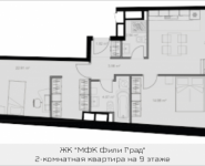 2-комнатная квартира площадью 75.6 кв.м, Береговой проезд, корп.5 | цена 17 614 800 руб. | www.metrprice.ru