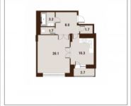 1-комнатная квартира площадью 46.2 кв.м, Вавилова, 29 | цена 11 828 124 руб. | www.metrprice.ru