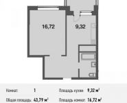 1-комнатная квартира площадью 0 кв.м, Силикатная ул., 47К4 | цена 3 037 968 руб. | www.metrprice.ru