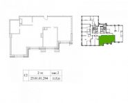 1-комнатная квартира площадью 116 кв.м, Верхняя ул., 34 | цена 43 581 200 руб. | www.metrprice.ru