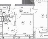 2-комнатная квартира площадью 65.5 кв.м, Буденного просп., 51 | цена 9 740 300 руб. | www.metrprice.ru