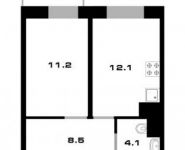 1-комнатная квартира площадью 36 кв.м, Маковского ул. | цена 4 140 000 руб. | www.metrprice.ru