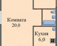 1-комнатная квартира площадью 32 кв.м, Героев-Панфиловцев ул., 27К4 | цена 4 500 000 руб. | www.metrprice.ru