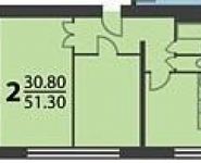 2-комнатная квартира площадью 52 кв.м, 6-я Радиальная улица, 7 | цена 2 600 000 руб. | www.metrprice.ru