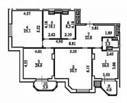 3-комнатная квартира площадью 144 кв.м, Ломоносовский просп., 25К5 | цена 114 019 941 руб. | www.metrprice.ru