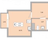 0-комнатная квартира площадью 32.3 кв.м, Донецкая улица, 30с29 | цена 2 164 770 руб. | www.metrprice.ru