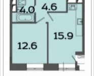 1-комнатная квартира площадью 37.6 кв.м, Рязанский проспект, 2, корп.М2 | цена 6 492 204 руб. | www.metrprice.ru