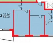 3-комнатная квартира площадью 58 кв.м, посёлок Архангельское, 1 | цена 7 450 000 руб. | www.metrprice.ru