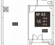 1-комнатная квартира площадью 41.6 кв.м в ЖК "Тимирязев Парк", Старокрымская улица, 13с1 | цена 14 560 000 руб. | www.metrprice.ru