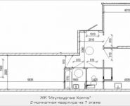 2-комнатная квартира площадью 58.8 кв.м, бульвар Космонавтов, корп.14 | цена 4 318 016 руб. | www.metrprice.ru